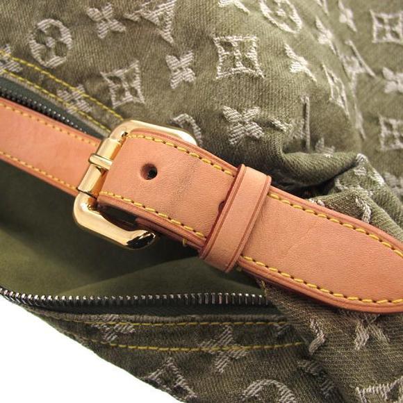 Louis Vuitton Denim Baggy PM Shoulder Bag Green - Picture 8 of 8
